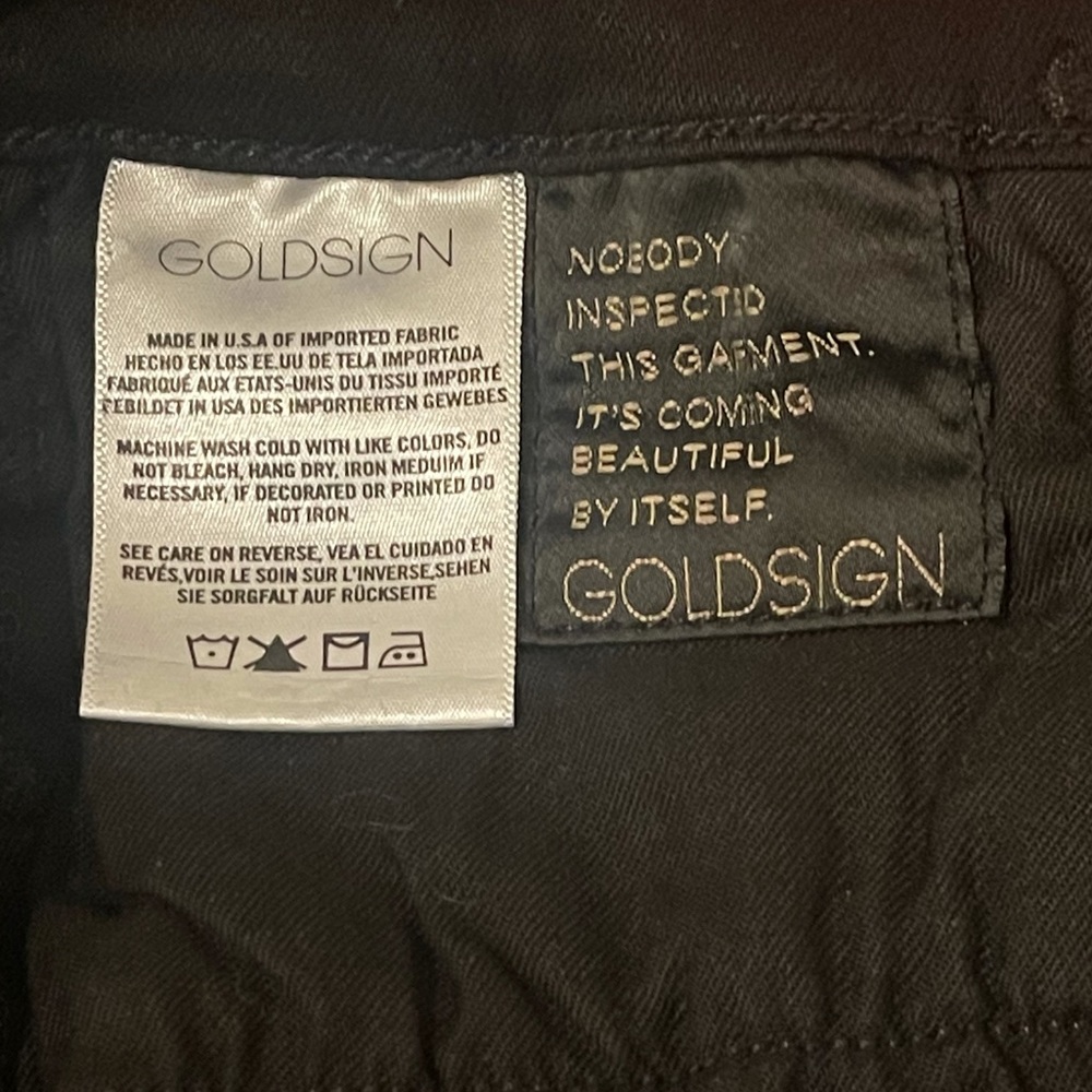 Goldsign Marcie Crop Skinny Ankle Zipper Jeans - Picture 11 of 16